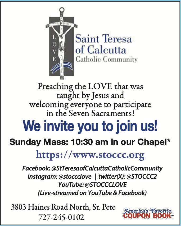 Past ad for Saint Teresa of Calcutta Catholic Community