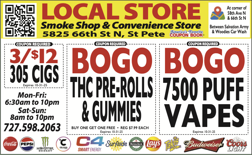 Past ad for Local Store Smoke Shop & Convenience Store