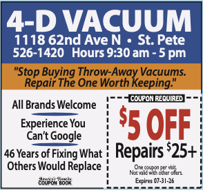 Past ad for 4-D Vacuum