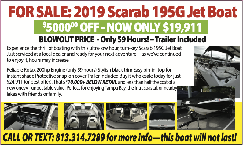 America's Favorite Coupon Book ad for 2019 Scarab 195G Jet Boat For Sale