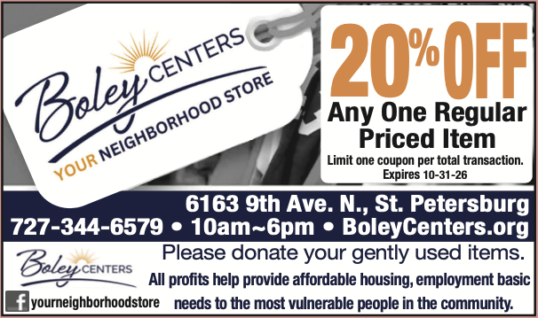 America's Favorite Coupon Book ad for Boley Centers
