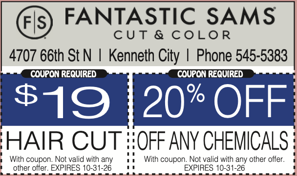 America's Favorite Coupon Book ad for Fantastic Sams Cut & Color