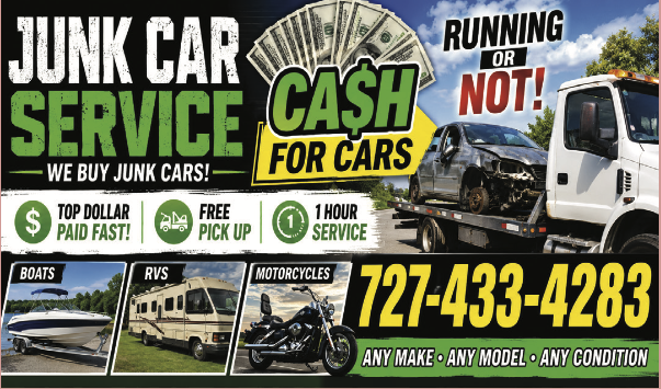 America's Favorite Coupon Book ad for Junk Car Service