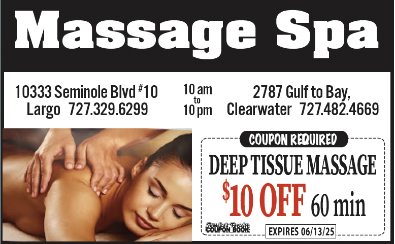 Past ad for Massage Spa