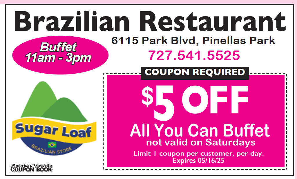 Past ad for Sugar Loaf Brazilian Restaurant